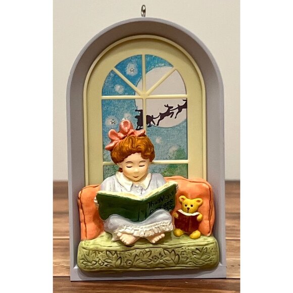 1998 HALLMARK ORNAMENT QX6873 CHRISTMAS EVE STORY SPOONFUL OF STARS BECKY KELLY - Picture 1 of 8